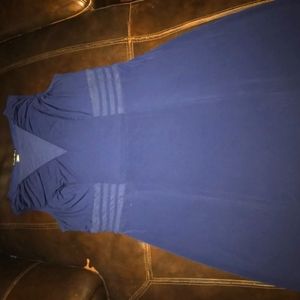 Navy Blue Cardalite Women's Maxi Dress 1X